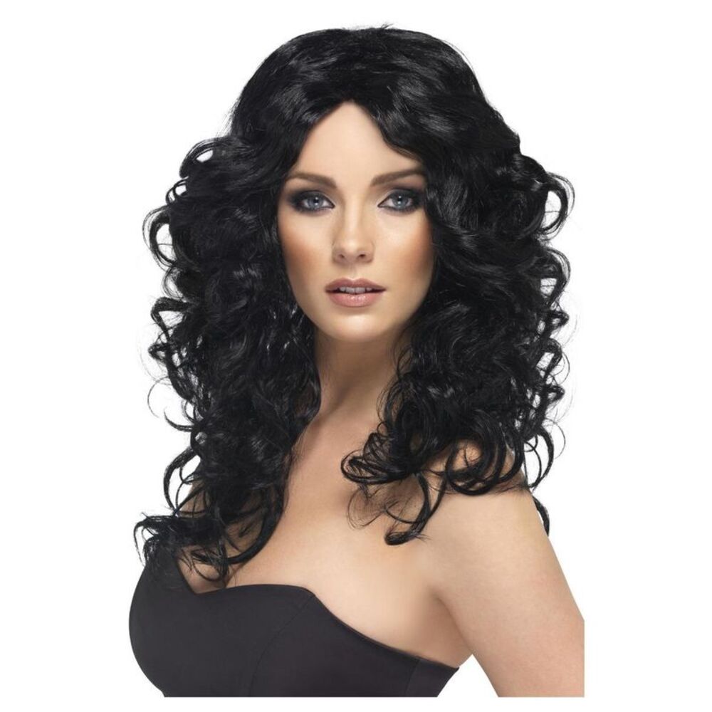 Smiffys Womens/Ladies Glamour Wig / Black